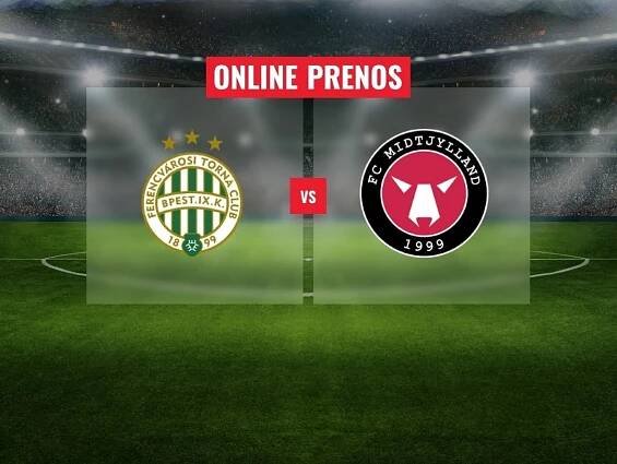 Rozhodlo sa o súperovi Slovana: Online zo zápasu Ferencváros - FC Midtjylland
