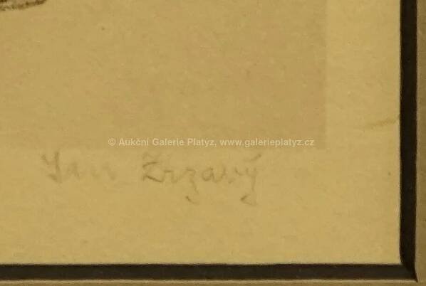 Jan Zrzavý / Mladík - detail aukce « Aukce « Aukční Galerie Platýz