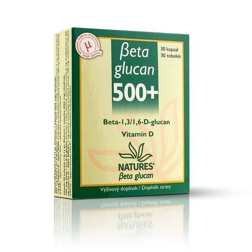Beta glukán 500mg+D 30 tabliet