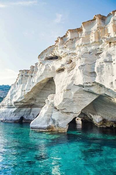 Caves at Kleftiko beach Milos.