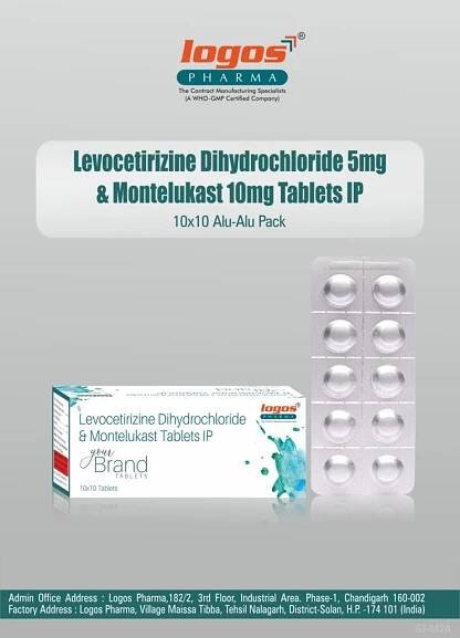 Levocetirizine 2.5 / 5 mg + Montelukast 4 / 10 mg Tablet – Logos Pharma