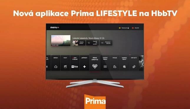 Prima v HbbTV spustila novou aplikaci Prima LIFESTYLE