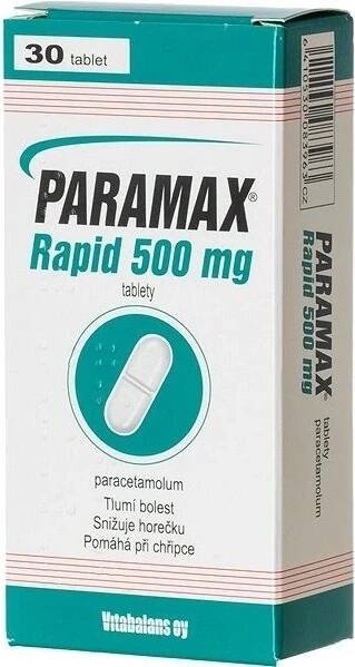 PARAMAX RAPID POR 500MG TBL NOB 30
