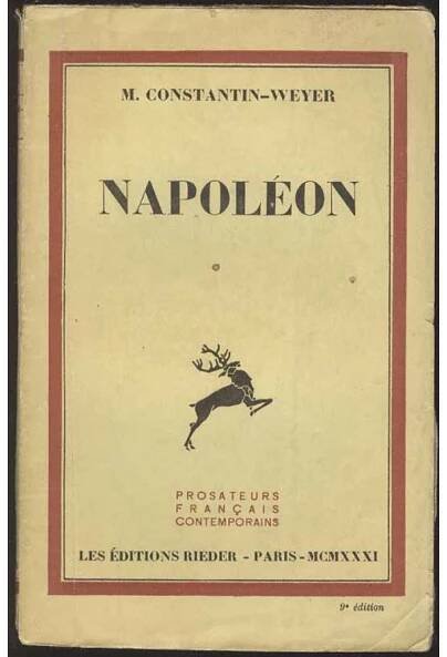 Napoléon [= Prosateurs francais contemporains] [francouzská literatura]
