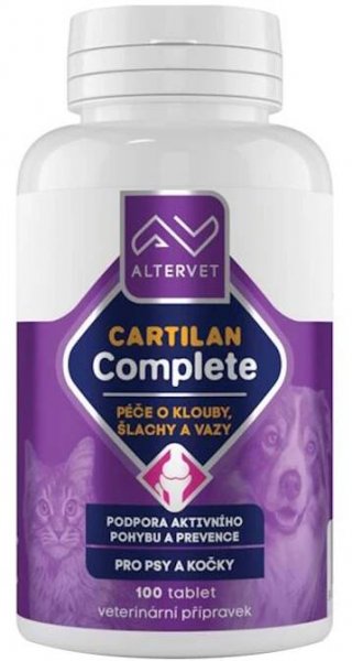 ALTERVET Cartilan complete kloubní výživa pro psy a kočky 100 tbl