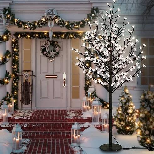 Dekorační svítící LED stromek s 200 LED | teplá bílá | Goleto.cz