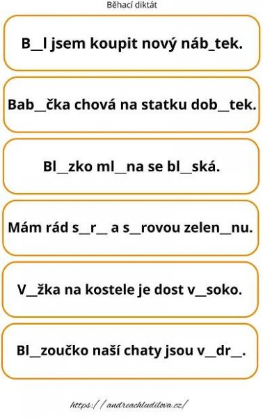 Vyjmenovaná slova hravě, ať nemáme zmatek v hlavě - Andrea Chludilová