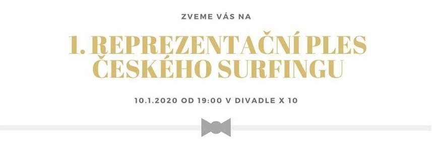 Pozvánka na 1. reprezentační ples českého surfingu