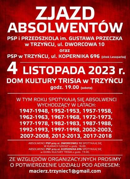 Zjazd absolwentów — Infocentrum Třinec