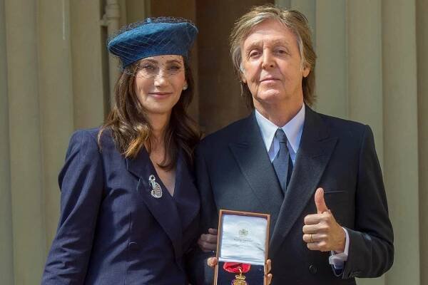 Paul McCartney and his wife Nancy Shevell