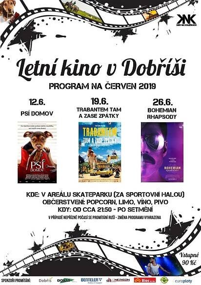 Letní kino červen