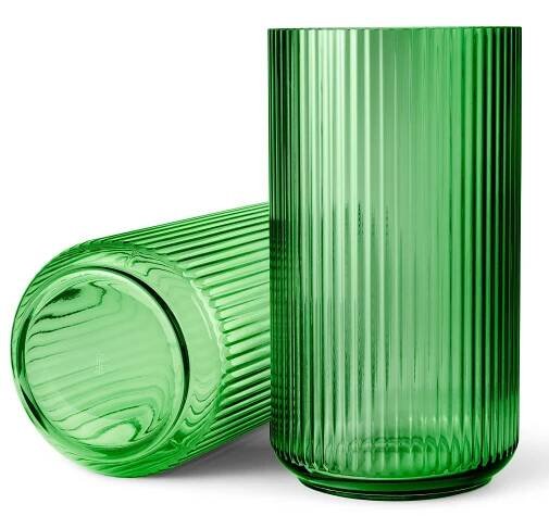 Lyngbyvasen Glas Grøn