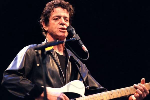 Lou Reed performs in Switzerland in 2000.