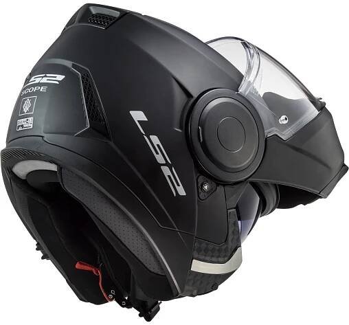 Vyklápěcí přilba na motorku LS2 FF902 Scope Solid černá matná
