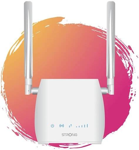 STRONG - 4G LTE Mini Router 300M, biela