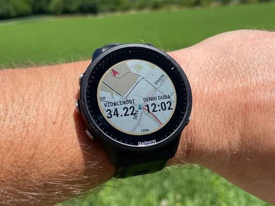 Recenze hodinek Forerunner 955: Aktivity, mapy a jejich ovládání, navigace, výdrž (3.)