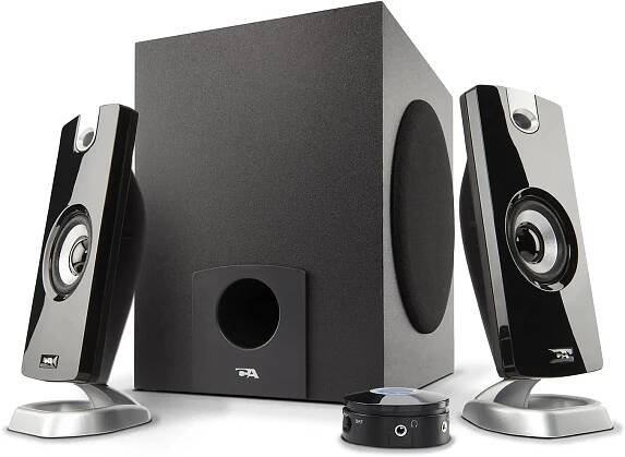 Cyber Acoustics 2.1 Subwoofer Speaker System with 18W of Power