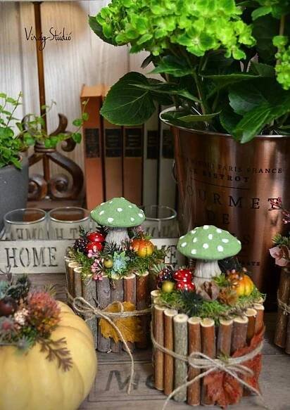 Pin by Krisztina Jakabné Varga on Ősz | Fairy garden crafts, Fairy garden furniture, Fairy garden diy