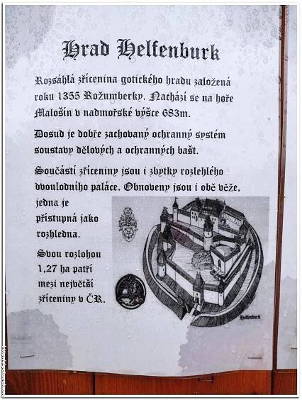 PetanOP - výlet 8.5.2024 na hrady Švecburk a Helfenburg - okolí Bavorova - Vrcholovka.cz