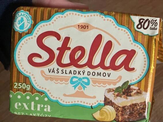 Bezlaktózové máslo Stella