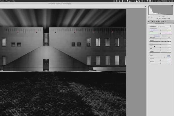 Architekturfotografie: Úprava obrazu v uměleckém stylu – 5.4 Camera Raw
