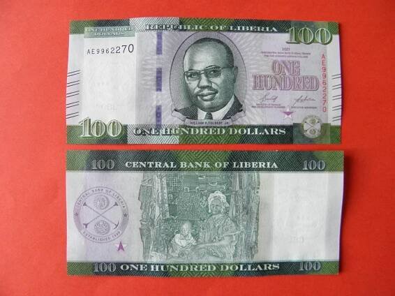 100 Dollars 2021 Liberia - Pnew - UNC - /Z160/ - Sběratelství