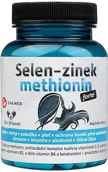 Galmed Selen-zinek-methionin forte 60 kapslí