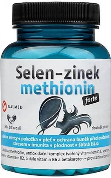 Selen-Zinek-Methionin forte Galmed 50+10 tbl