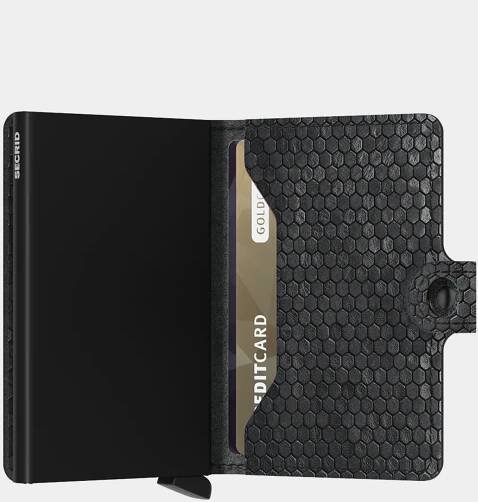Peněženka Secrid Miniwallet (hexagon black)