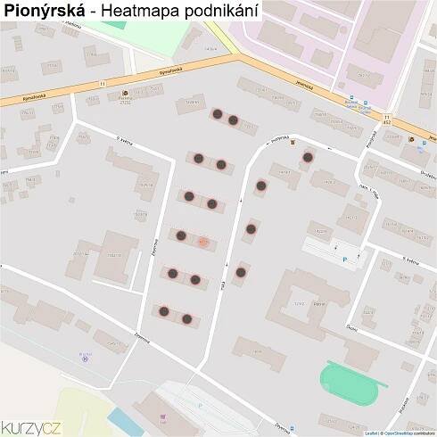 Pionýrská - mapy | Kurzy.cz