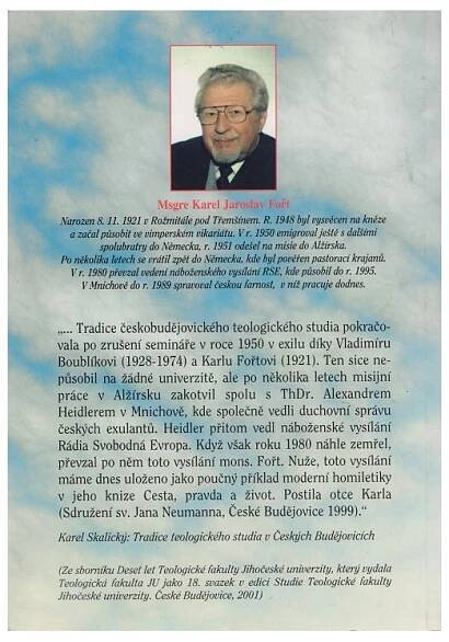 Cesta, pravda, život - Karel Jaroslav Fořt (2002) - Josef Míček Antikvariát Přečtené-knihy.cz