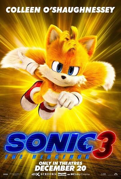 Ježek Sonic 3 - Plakáty
