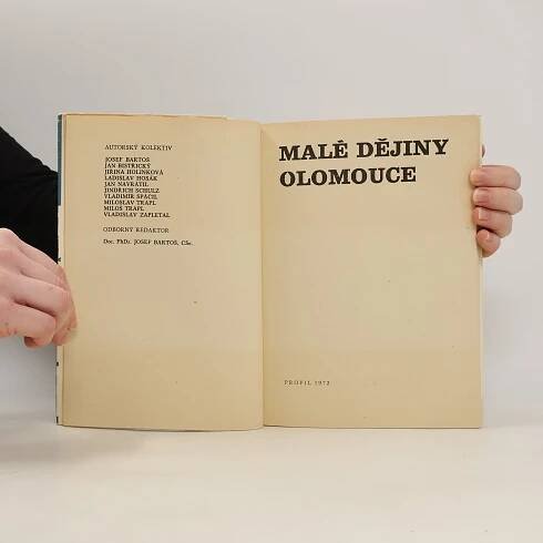 Malé Dějiny Olomouce - Josef Bartoš - knihobot.cz