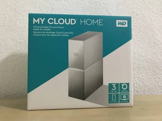 WD MyCloud Home recenzia balenie