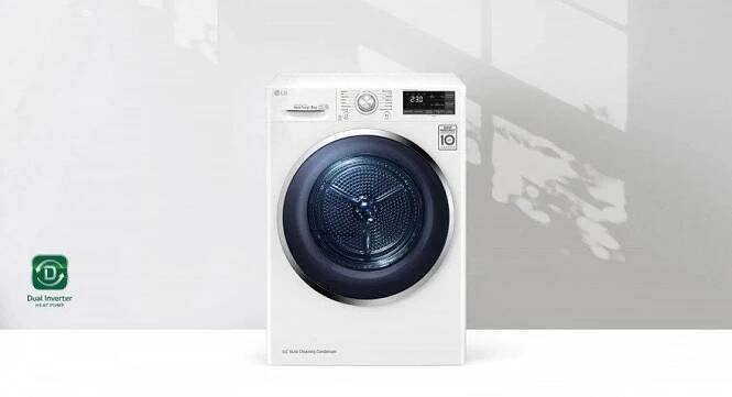 Set pračka a sušička LG FA49V5VW1W + LG RC91V5AV6N