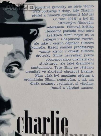 Foto inzerátu DVD - CHARLIE CHAPLIN / CHAPLIN HASIČEM