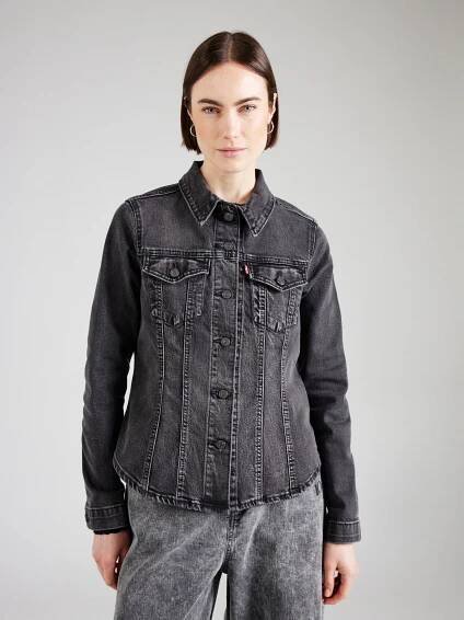 LEVI'S ® Přechodná bunda – černá: přední strana