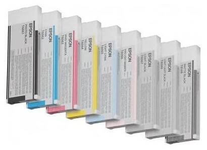 Inkoustová náplň Epson T606900, 220ml originální - černá