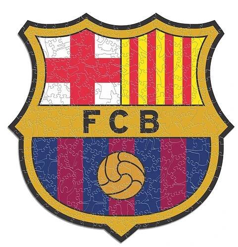 FC Barcelona dřevěné puzzle Crest 150 pcs - FAN-store.cz