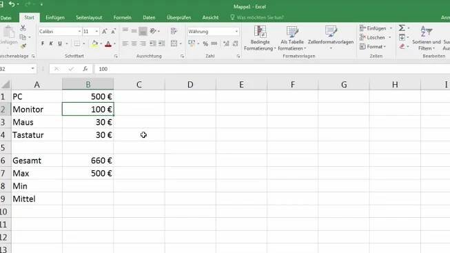 Používat Excel jako efektivní kalkulačku