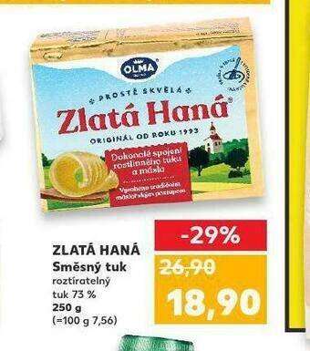 Kaufland Zlatá haná směsný tuk nabídka
