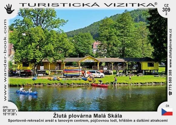 Žlutá plovárna Malá Skála