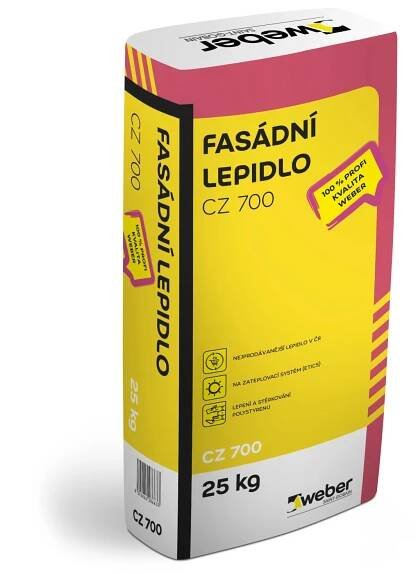Weber Saint-Gobain Fasádní lepidlo CZ 700 25 kg nakoupit u OBI