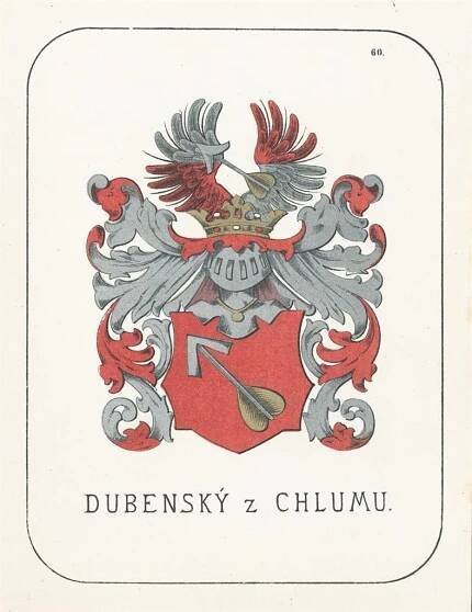Dubenský z Chlumu, chromolitografie, 1880
