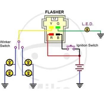Přerušovač blinkrů JMP LED 12V 4pólový univerzální HONDA CBF 600 NA ABS 2008-2013