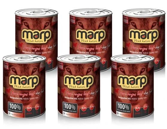 Marp Angus Beef konzerva pro psy s hovězím 6x400g - Marp Holistic - Konzervy pro psy - Psi - Krmiva-pucalka.cz