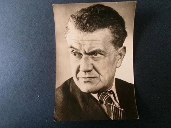 Pohlednice film divadlo foto Vilém Rosegnal herec Stanislav Neumann