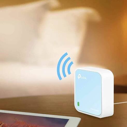 TP-Link TL-WR802N bezdrátový router Fast Ethernet Jednopásmový (2,4 GHz) Modrá, Bílá (TL-WR802N)