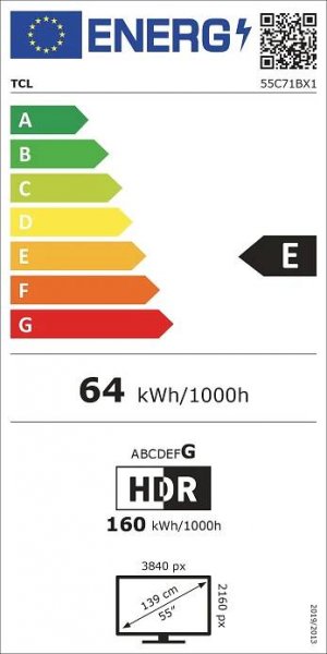55" TCL 55T8B