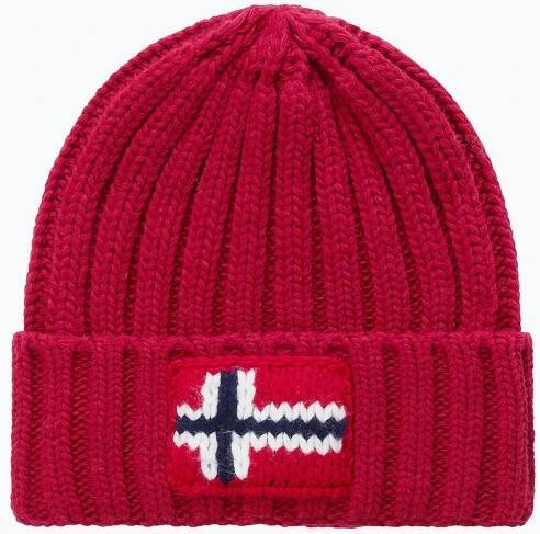 Pánská čepice Napapijri F-Semiury red goji